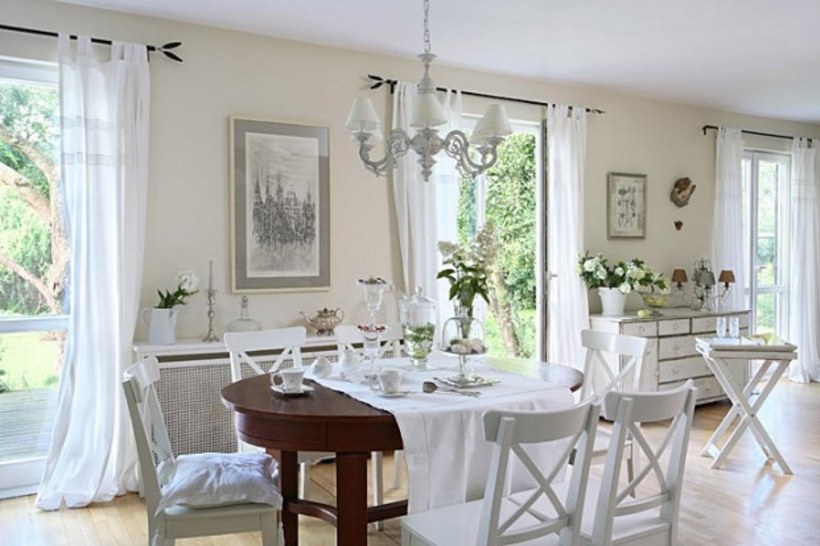 Столовая в прованском стиле