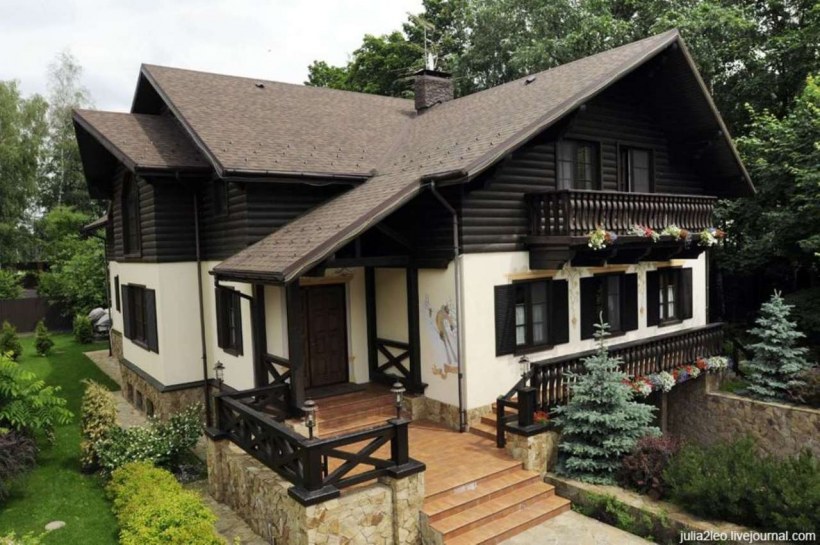 Дом в стиле альпийского Шале