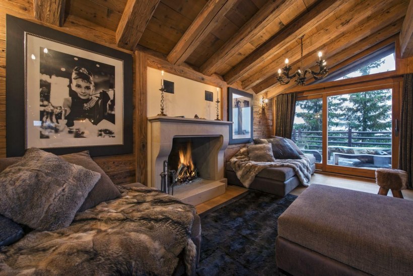 Австрия Шале камень дерево