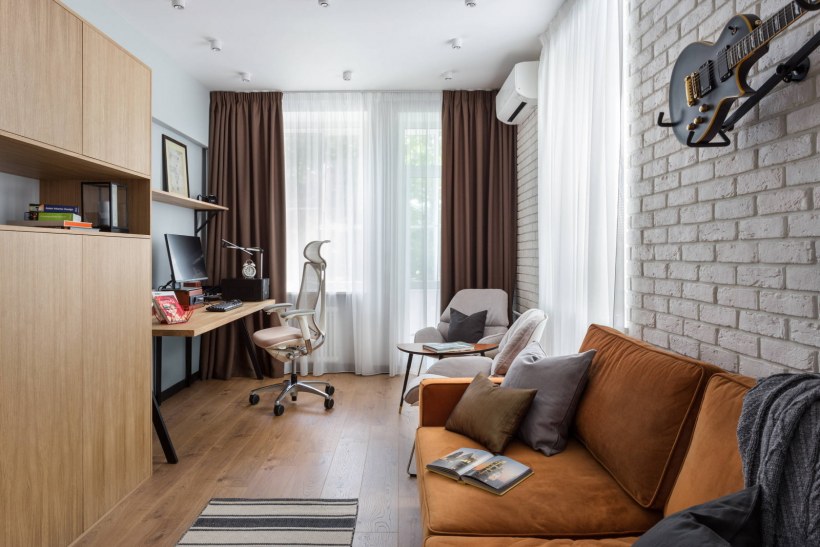 Интерьер в двухкомнатной хрущевке