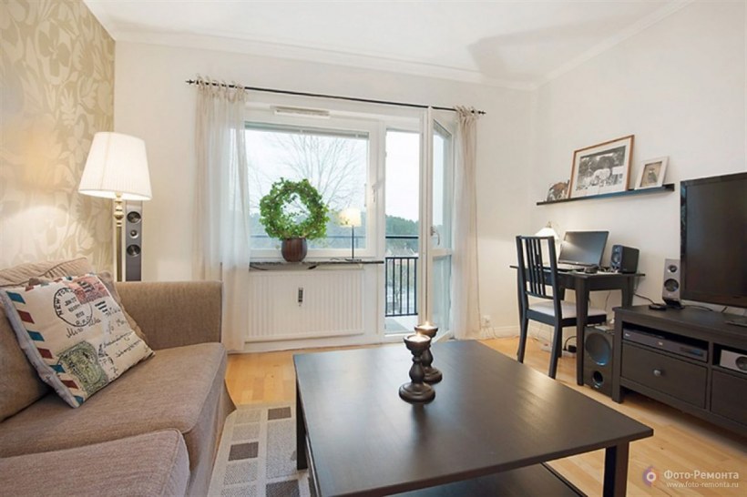 Окно в гостиной в хрущевке