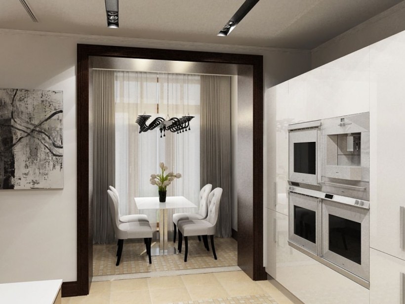 Гостиная в хрущевке в современном стиле