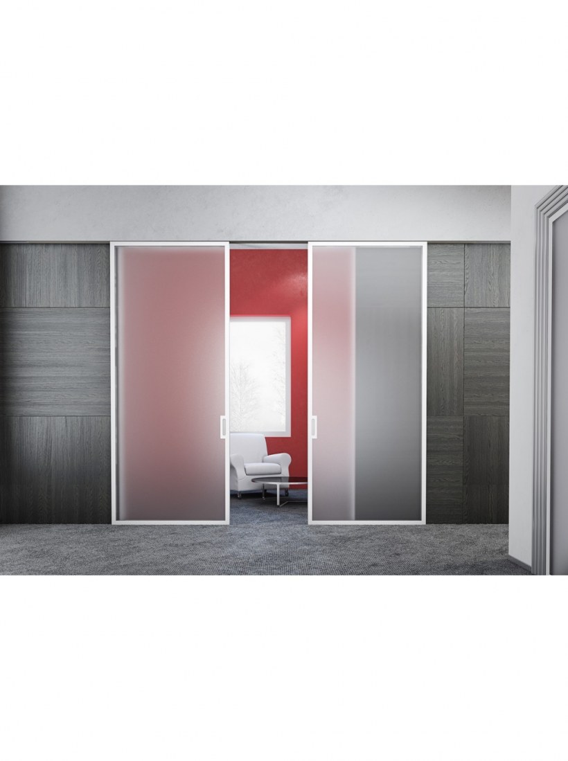 Сдвижная перегородка межкомнатная профиль СИАЛ