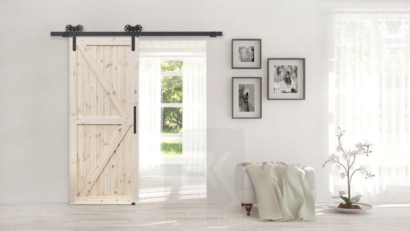 Раздвижная система лофт для амбарных дверей