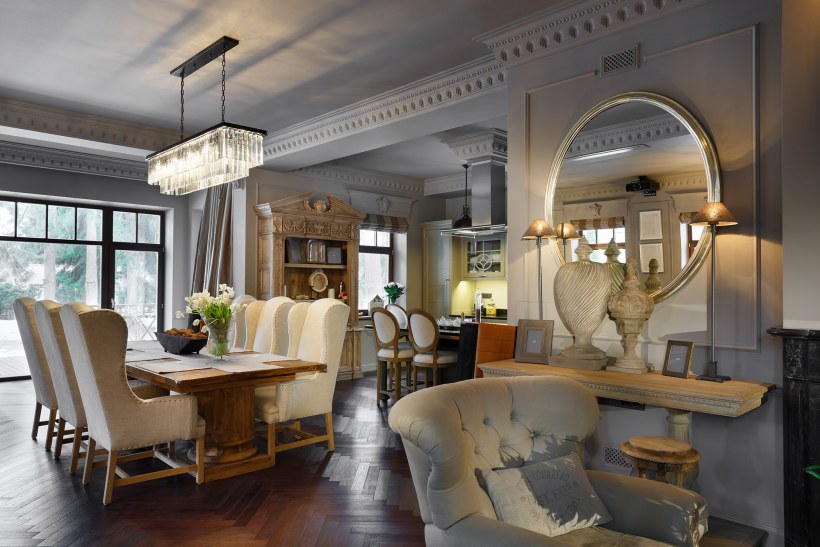 Столовая в стиле Эклектика