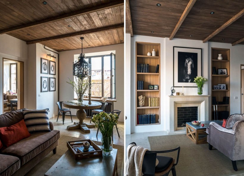 Интерьеры загородных домов в стиле Эклектика