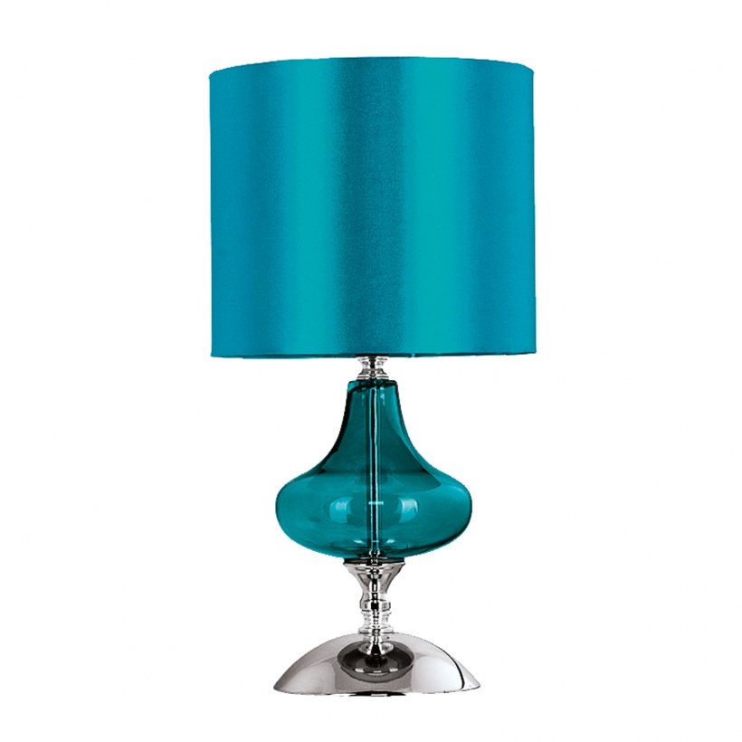 Настольная лампа Umina 40вт e27 хром 20x20x37см