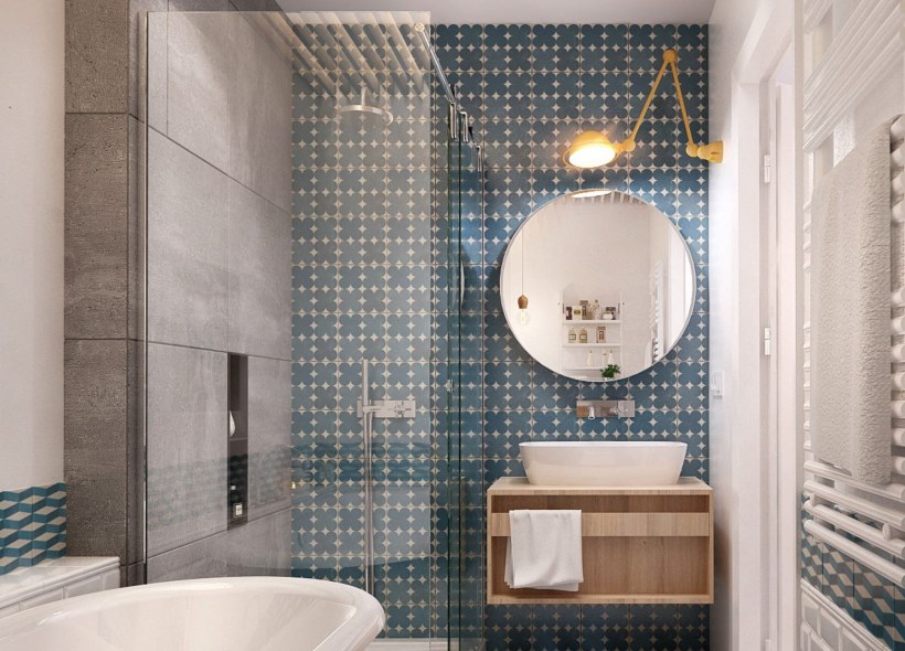 Светильник в ванную Скандинавский стиль