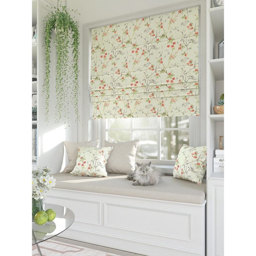 Римская штора прозрачная