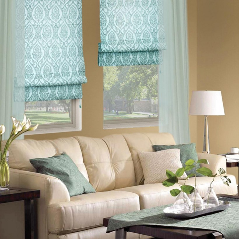 Шторы римские Эскар Дамаск