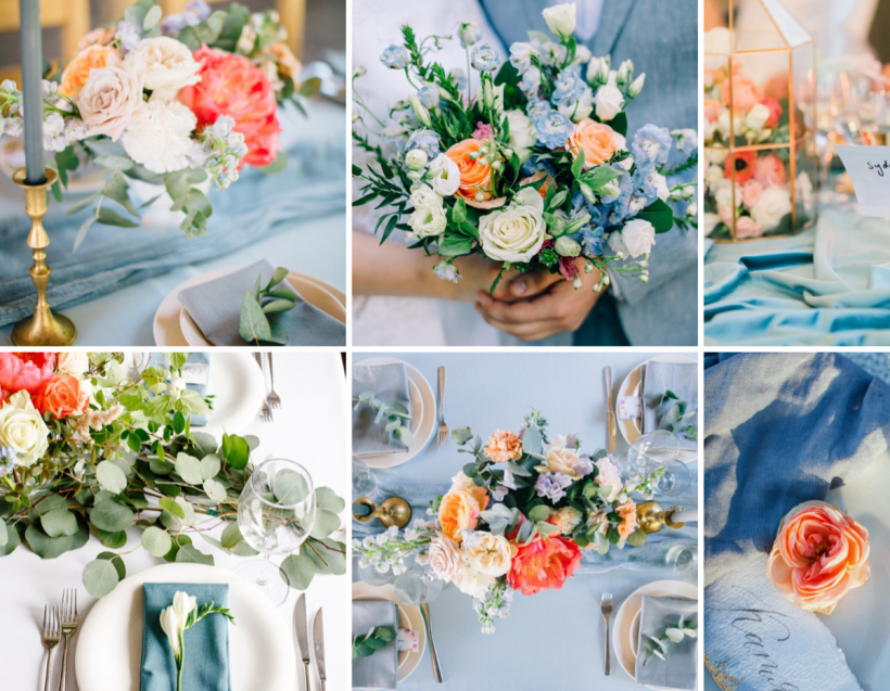 Свадебная палитра 2021