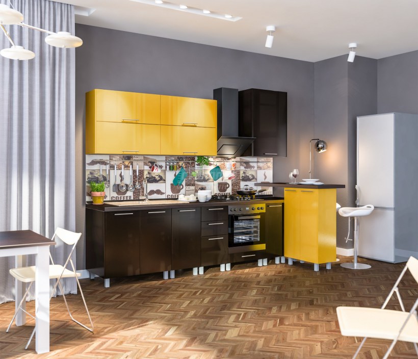 Кухня Анна шоколад Столплит