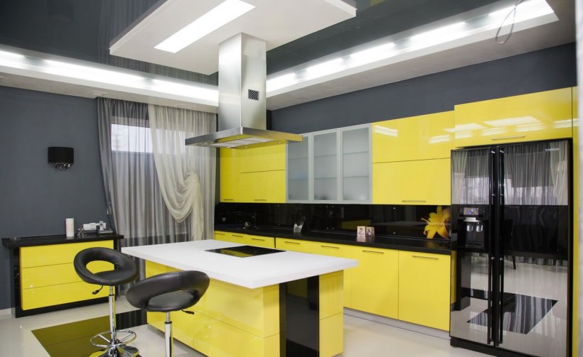Кухня в желтом стиле