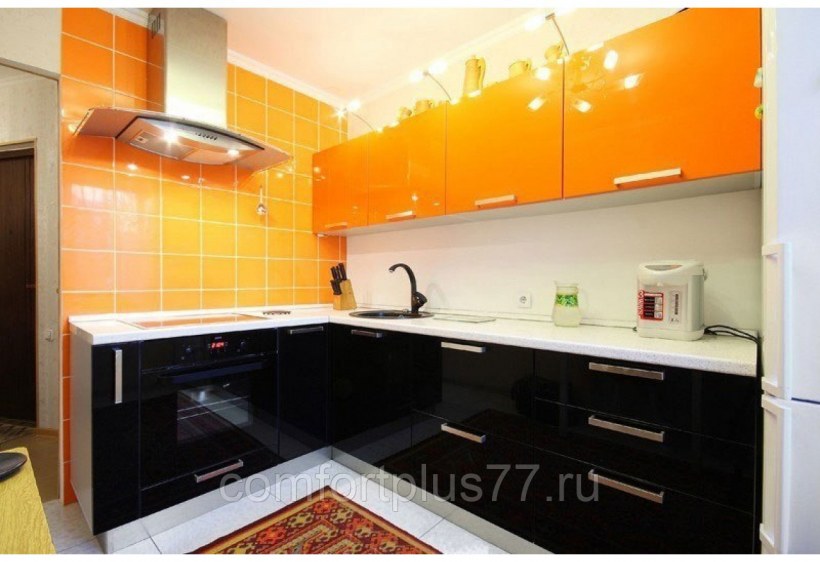 Кухня оранж венге