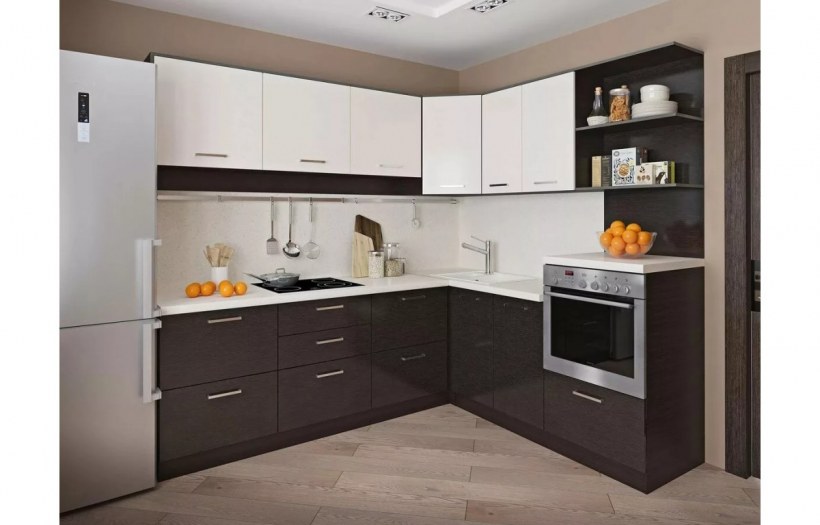 Кухня угловая венге