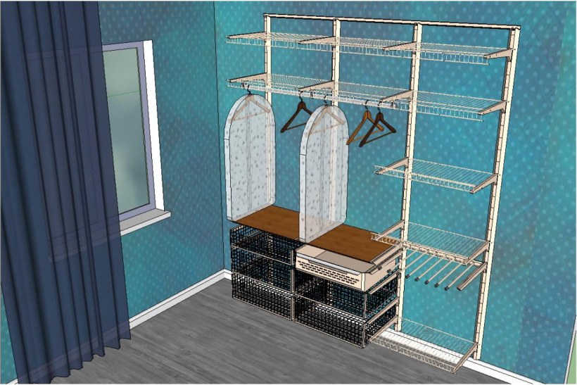 Наполнение гардеробного шкафа