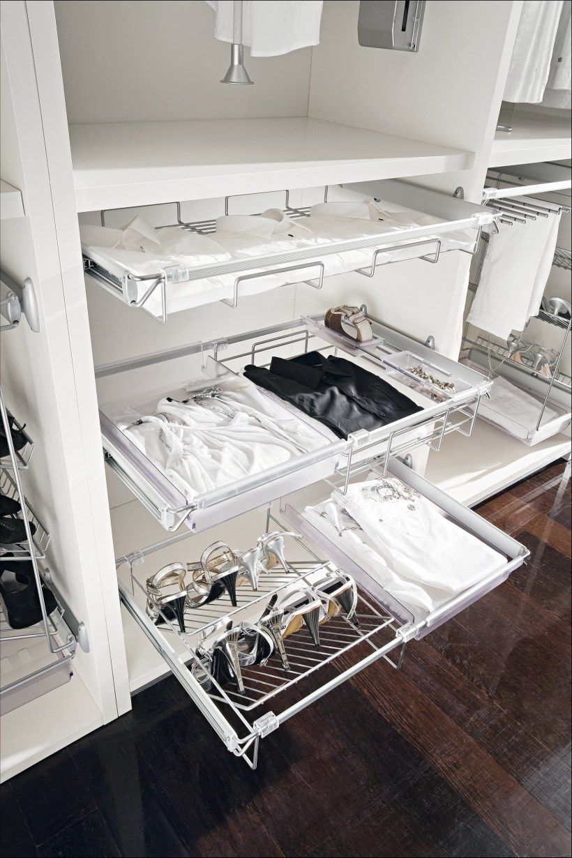 Модульная гардеробная система Дели