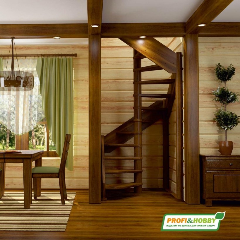 Лестница деревянная лс 92 м