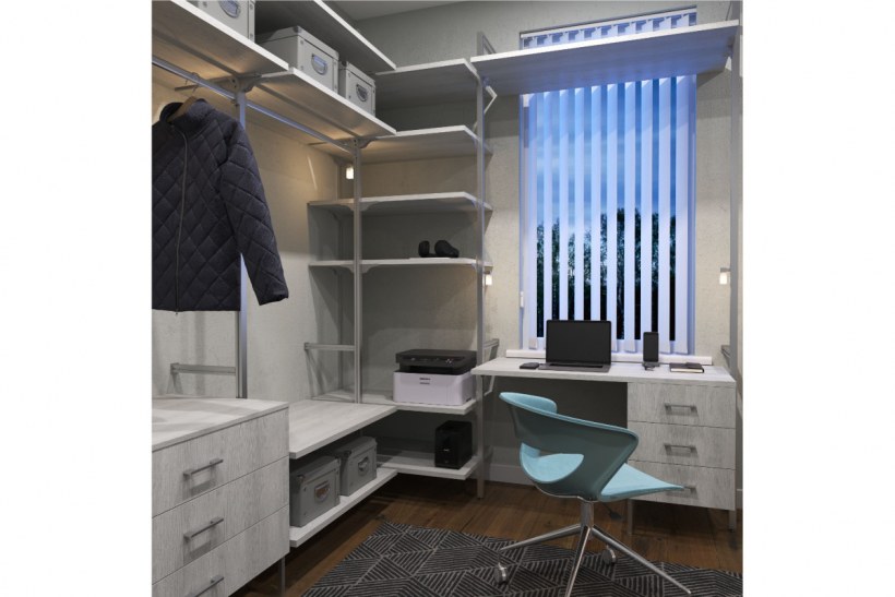 Интерьер гардеробной