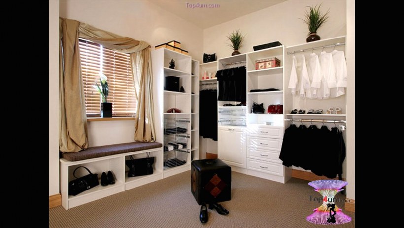 Гардеробные с окном