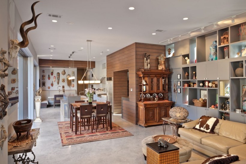 Этнический стиль гостиной