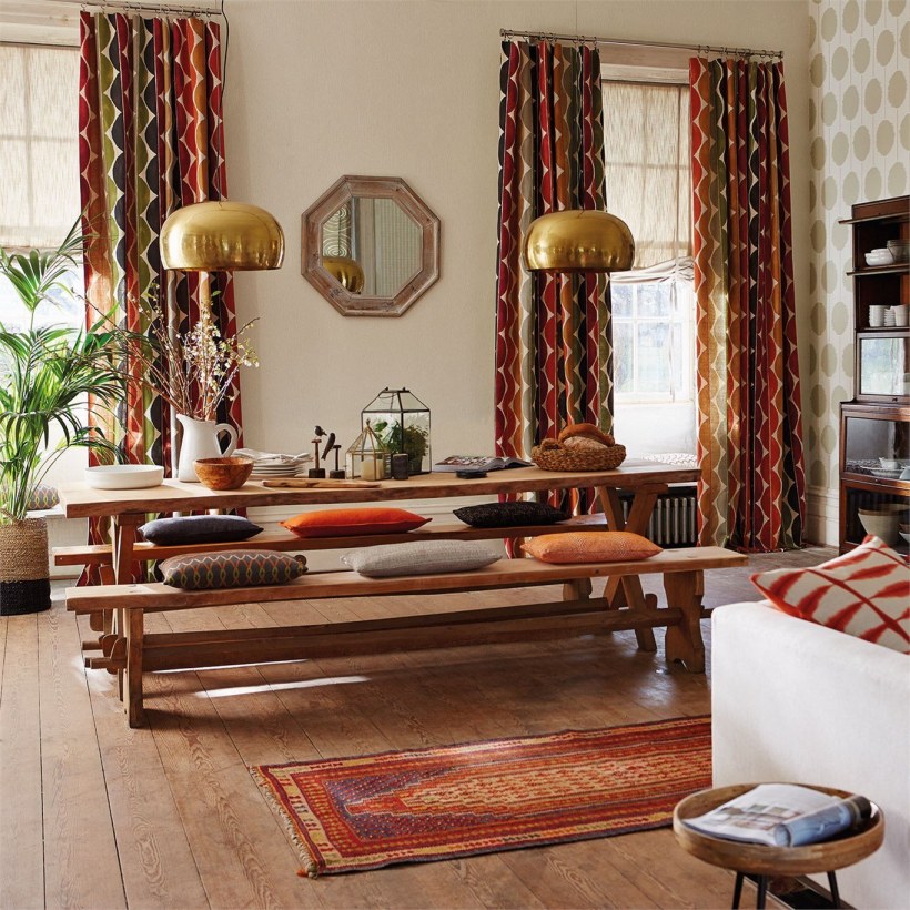 Шторы в колониальном стиле