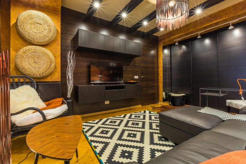 Потолок в африканском стиле