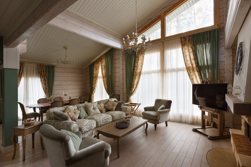 Шторы для косых окон