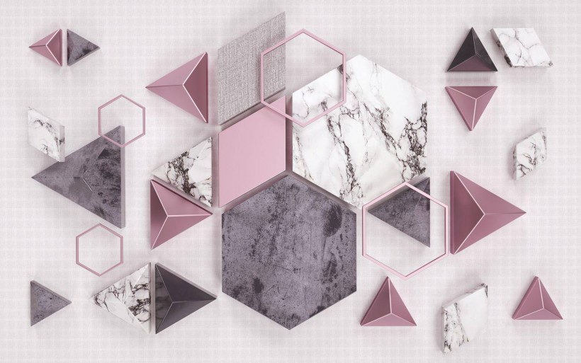 Композиция из ромбов