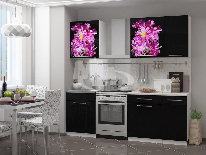 Кухня миф Астра белый, Антарес фотопечать 1,4м