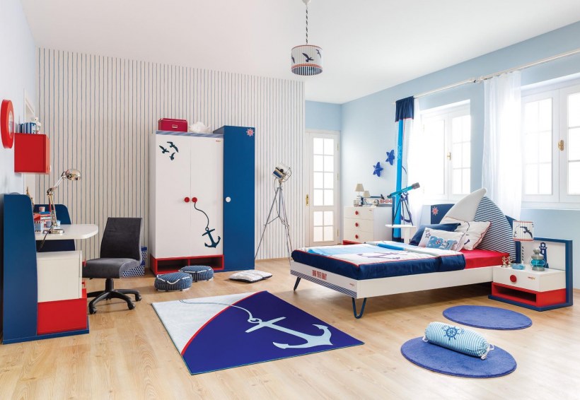Синяя комната для подростка