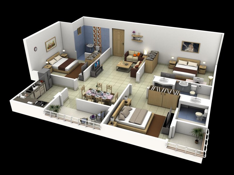 3д планировка