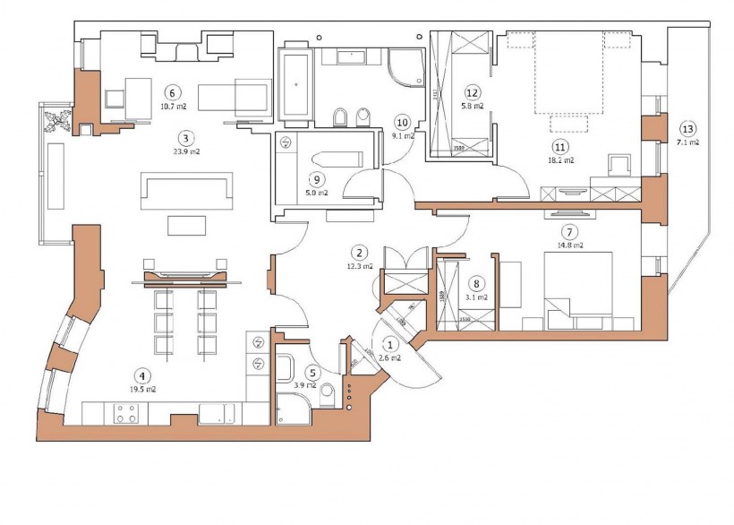 Проект квартиры чертежи