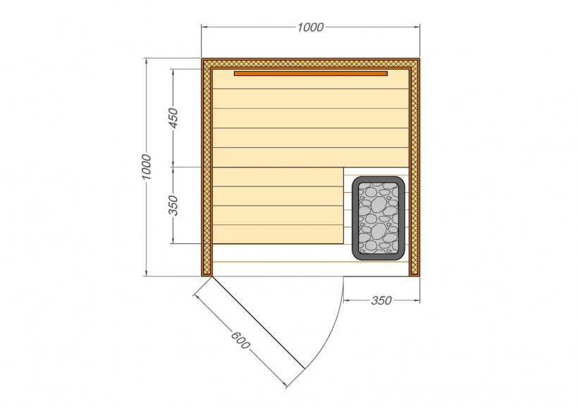 Проект мини сауны