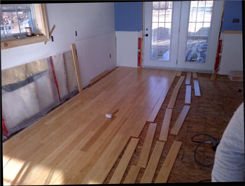 Лакированный деревянный пол