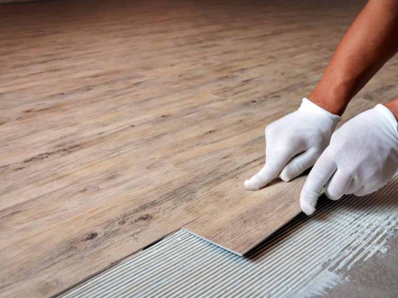 Деревянный пол покрытый лаком