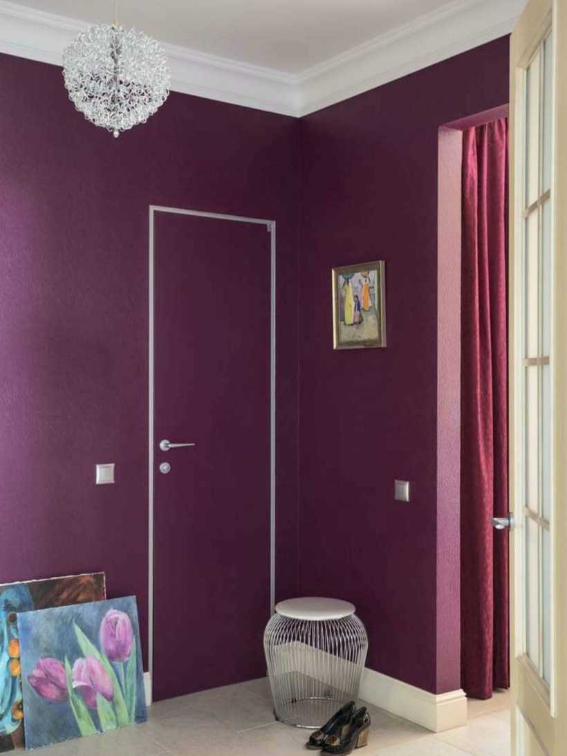 Фиолетовая прихожая