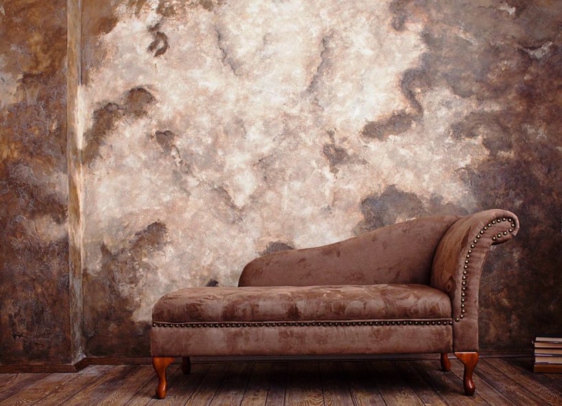 Декоративная штукатурка в интерьере