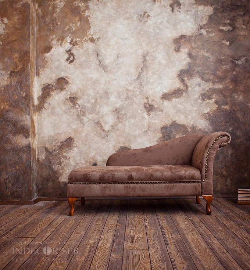 Декоративная штукатурка в интерьере