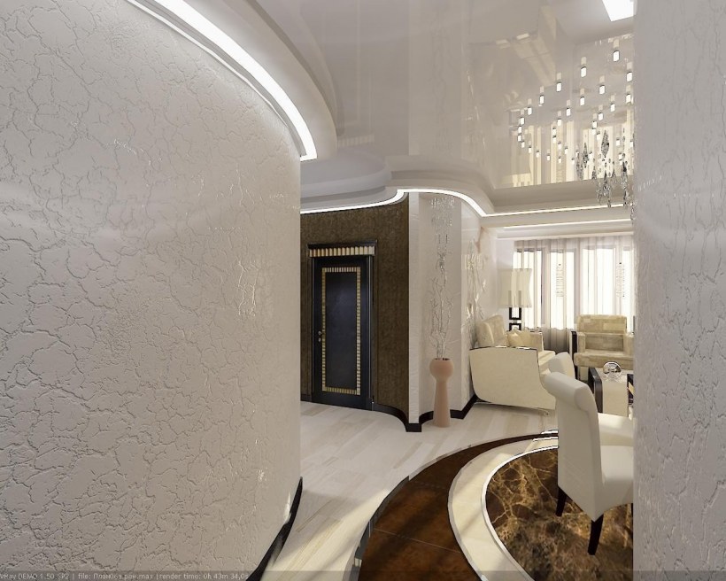 Декоративная штукатурка в Холл