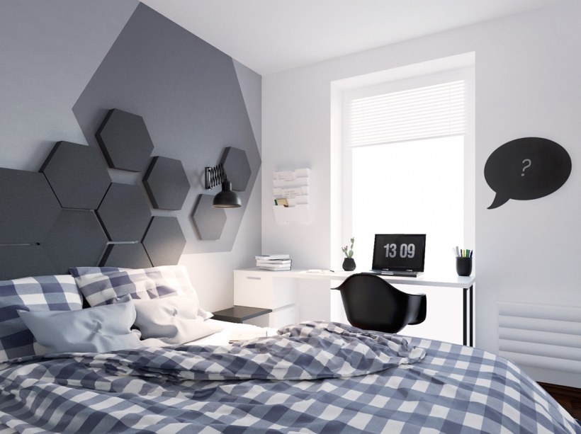 Комната в стиле геометрия