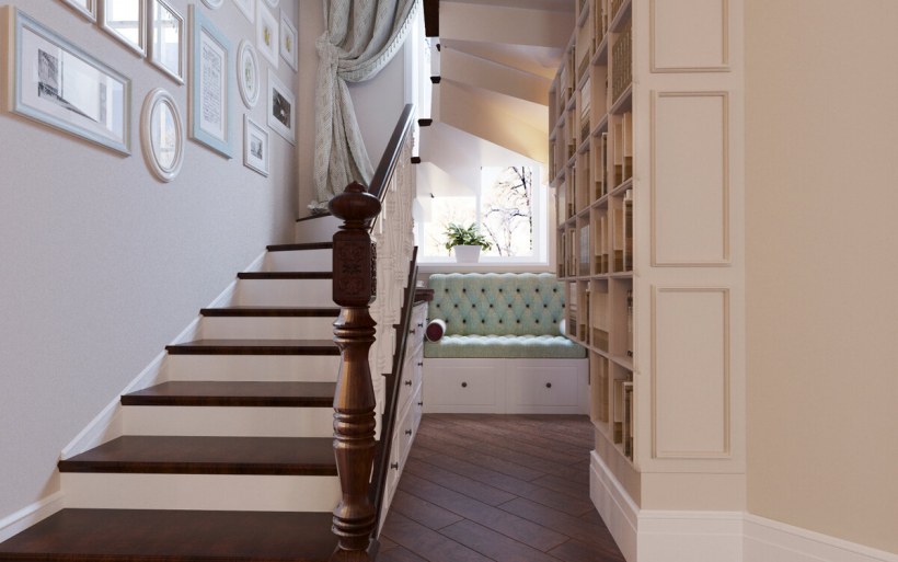 Оформление лестницы