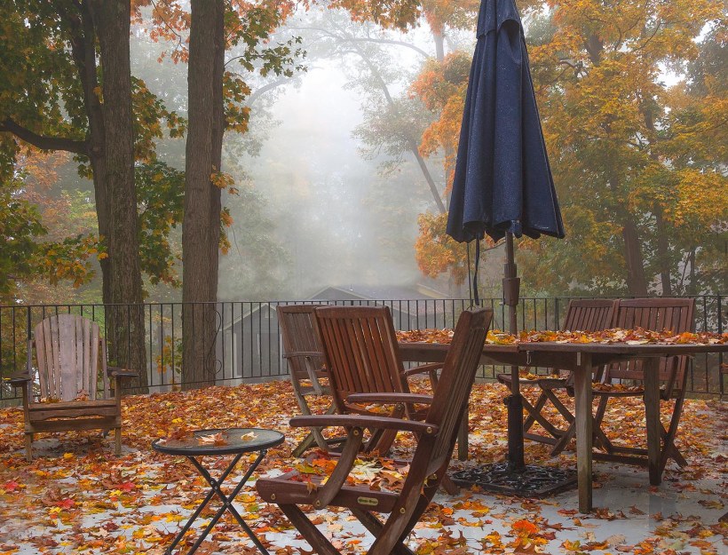 Осень веранда