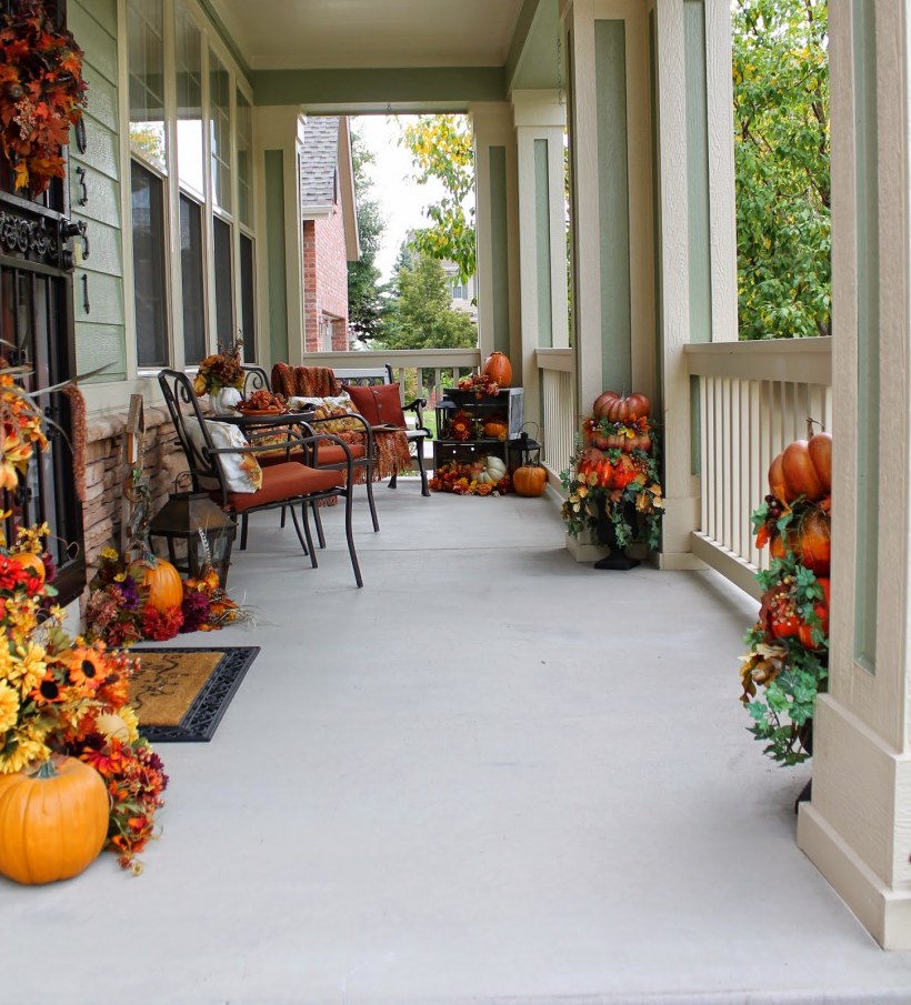 Интерьер веранды на даче