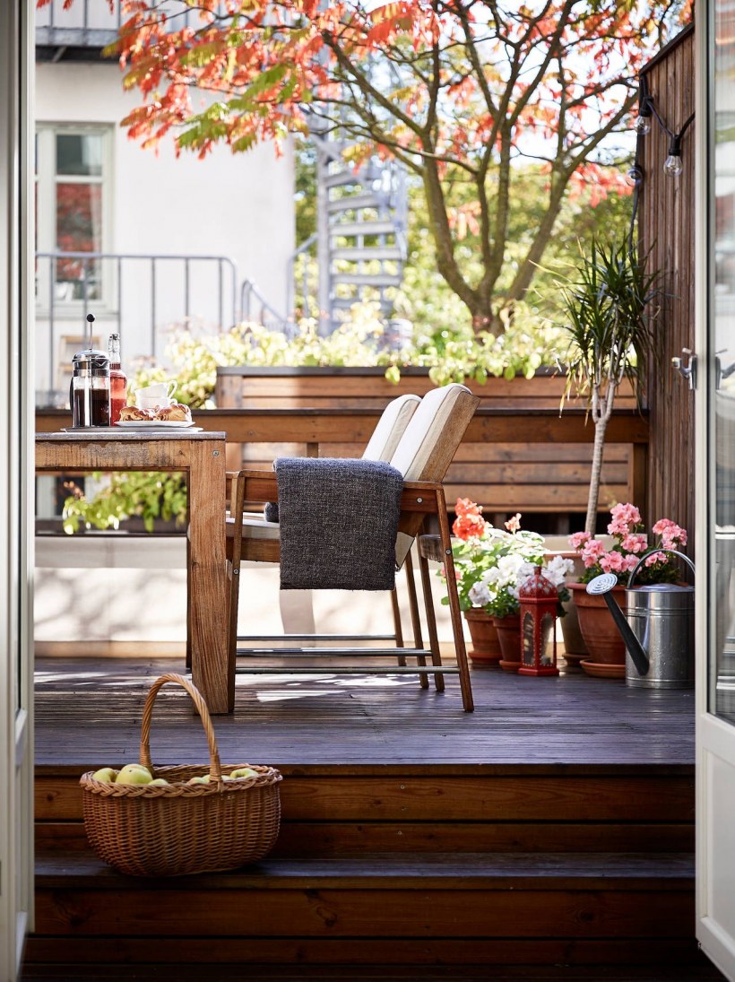 Украсить веранду к осени