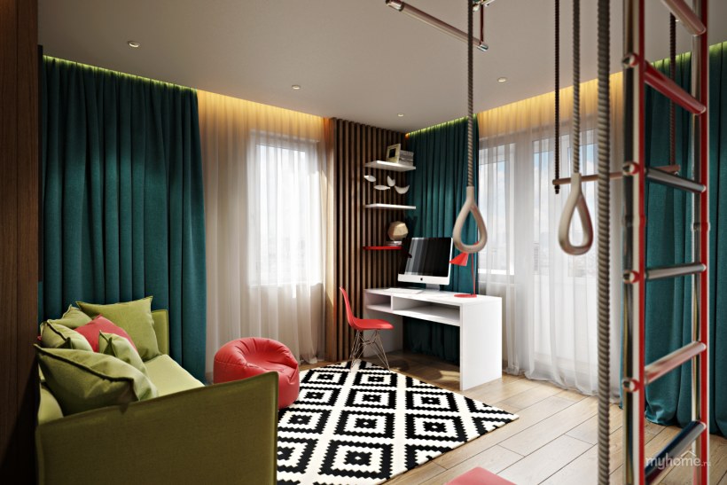 Стильная детская для мальчика