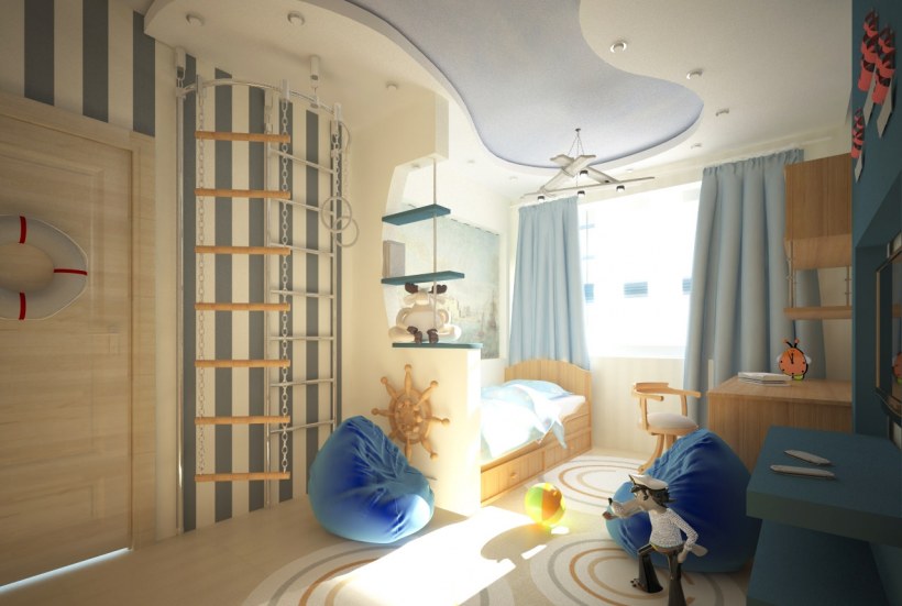 Спортивная комната для мальчика