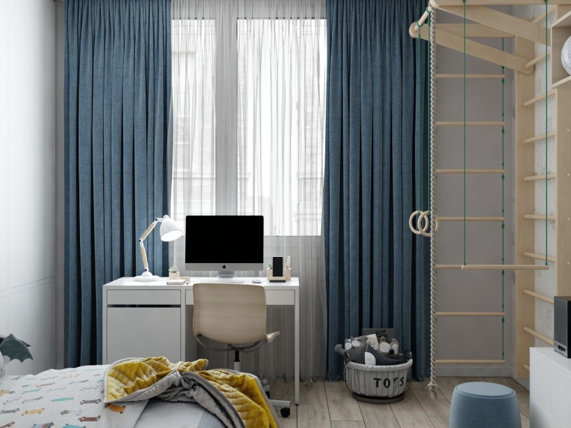 Спортивная зона в квартире