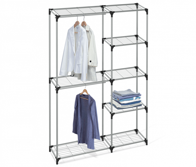 Вешалка напольная Sheffilton SHT-wr15 черный/хром лак