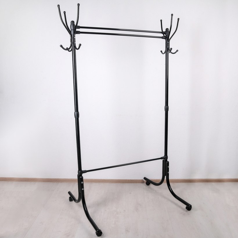 Вешалка гардеробная (вг90-6/ч черный)